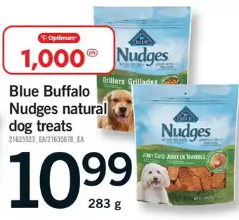 Fortinos BLUE BUFFALO NUDGES NATURAL DOG TREATS offer