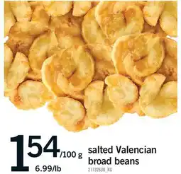 Fortinos SALTED VALENCIAN BROAD BEANS offer