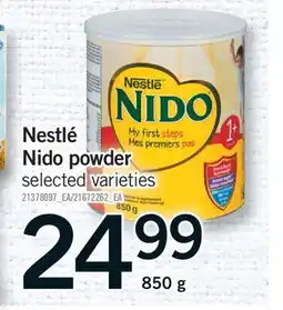 Fortinos NESTLÉ NIDO POWDER offer