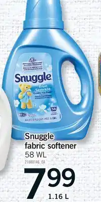 Fortinos Snuggle fabric softener 58 WL offer