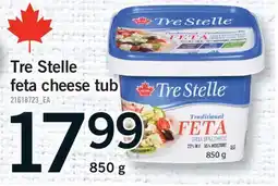 Fortinos TRE STELLE FETA CHEESE TUB offer