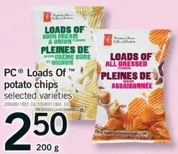 Fortinos PC LOADS OF POTATO CHIPS offer