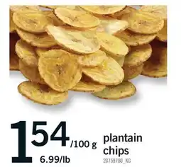 Fortinos PLANTAIN CHIPS offer