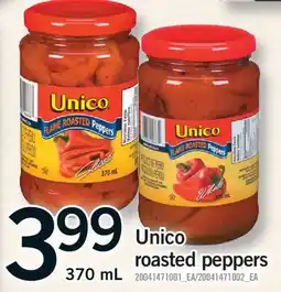 Fortinos UNICO ROASTED PEPPERS offer