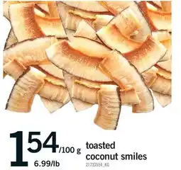 Fortinos TOASTED COCONUT SMILES offer