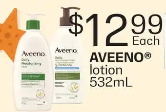 Fortinos AVEENO LOTION offer