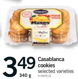 Fortinos CASABLANCA COOKIES offer
