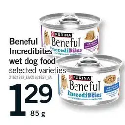 Fortinos BENEFUL INCREDIBITES WET DOG FOOD offer