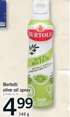 Fortinos BERTOLLI OLIVE OIL SPRAY offer