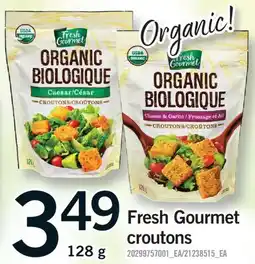 Fortinos FRESH GOURMET CROUTONS offer