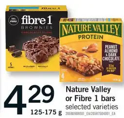 Fortinos NATURE VALLEY OR FIBRE 1 BARS offer