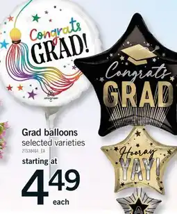 Fortinos GRAD BALLOONS offer
