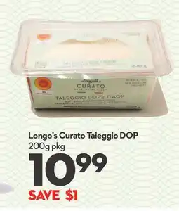 Longo's Curato Taleggio DOP offer