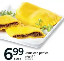 Fortinos JAMAICAN PATTIES, PKG OF 4 offer