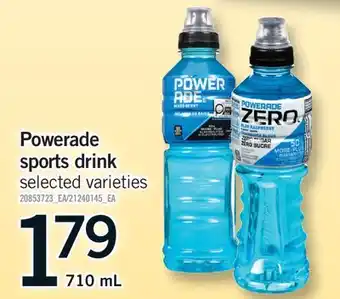 Fortinos POWERADE SPORTS DRINK offer