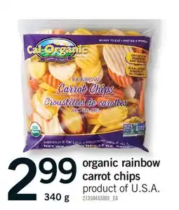 Fortinos ORGANIC RAINBOW CARROT CHIPS offer