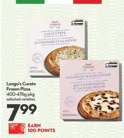 Longo's Curato Frozen Pizza offer