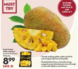 Longo's Fresh Peeled Yellow Jackfruit offer