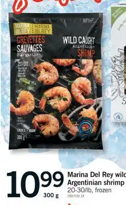 Fortinos MARINA DEL REY WILD ARGENTINIAN SHRIMP offer