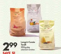 Longo's Curato Taralli offer