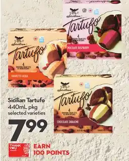 Longo's Tartufo offer