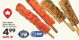 Longo's Fresh Atlantic Salmon Skewers offer