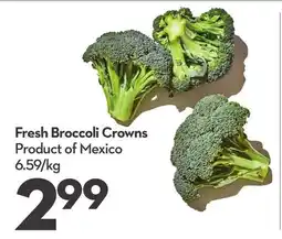 Longo's Fresh Broccoli Crowns offer