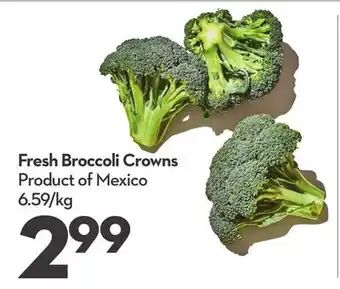 Longo's Fresh Broccoli Crowns offer