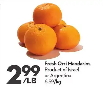 Longo's Fresh Orri Mandarins offer