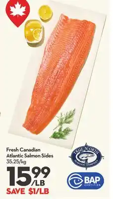 Longo's Fresh Canadian Atlantic Salmon Sides offer