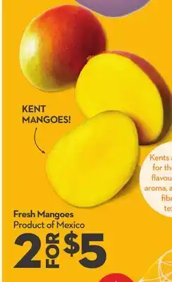 Longo's Fresh Mangoes offer