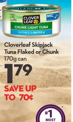 Longo's Skipjack Tuna Flaked or Chunk offer