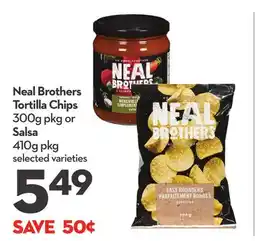 Longo's Tortilla Chips 300g pkg or Salsa 410g pkg offer