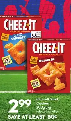 Longo's Snack Crackers offer