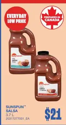 Wholesale Club SUNSPUN SALSA offer