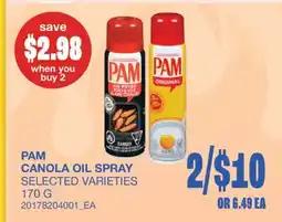 Wholesale Club CANOLA OIL SPRAY offer