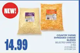 Wholesale Club SHREDDED CHEESE BLENDS offer