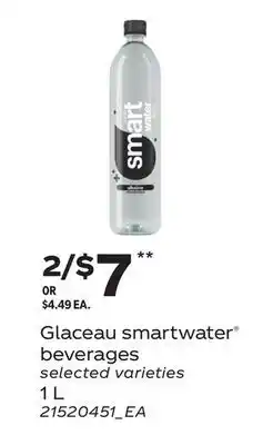 Loblaws GLACEAU SMARTWATER BEVERAGES offer
