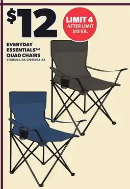 Loblaws EVERYDAY ESSENTIALS QUAD CHAIRS offer