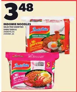 Loblaws INDOMIE NOODLES, 5X80 offer