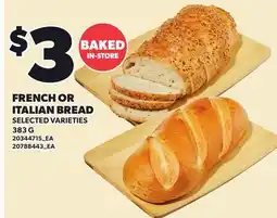 Loblaws FRENCH OR ITALIAN BREAD offer