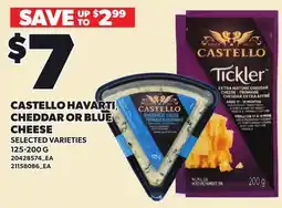 Loblaws CASTELLO HAVARTI, CHEDDAR OR BLUE CHEESE offer