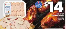 Loblaws PC SPLIT CHICKEN WINGS, UP TO offer