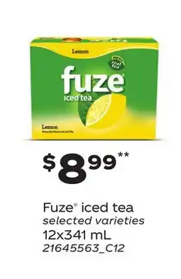Loblaws FUZE ICED TEA offer