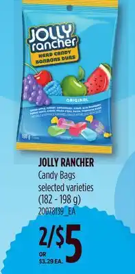 Loblaws JOLLY RANCHER CANDY BAGS, (182 - 198 G) offer