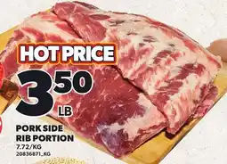Loblaws PORK SIDE RIB PORTION offer