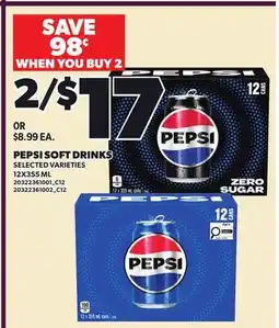 Loblaws PEPSI SOFT DRINKS offer