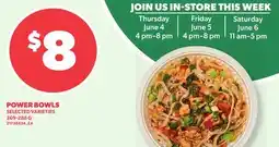 Loblaws POWER BOWLS offer