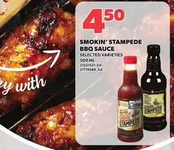 Loblaws SMOKIN' STAMPEDE BBQ SAUCE offer