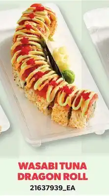 Loblaws WASABI TUNA DRAGON ROLL offer